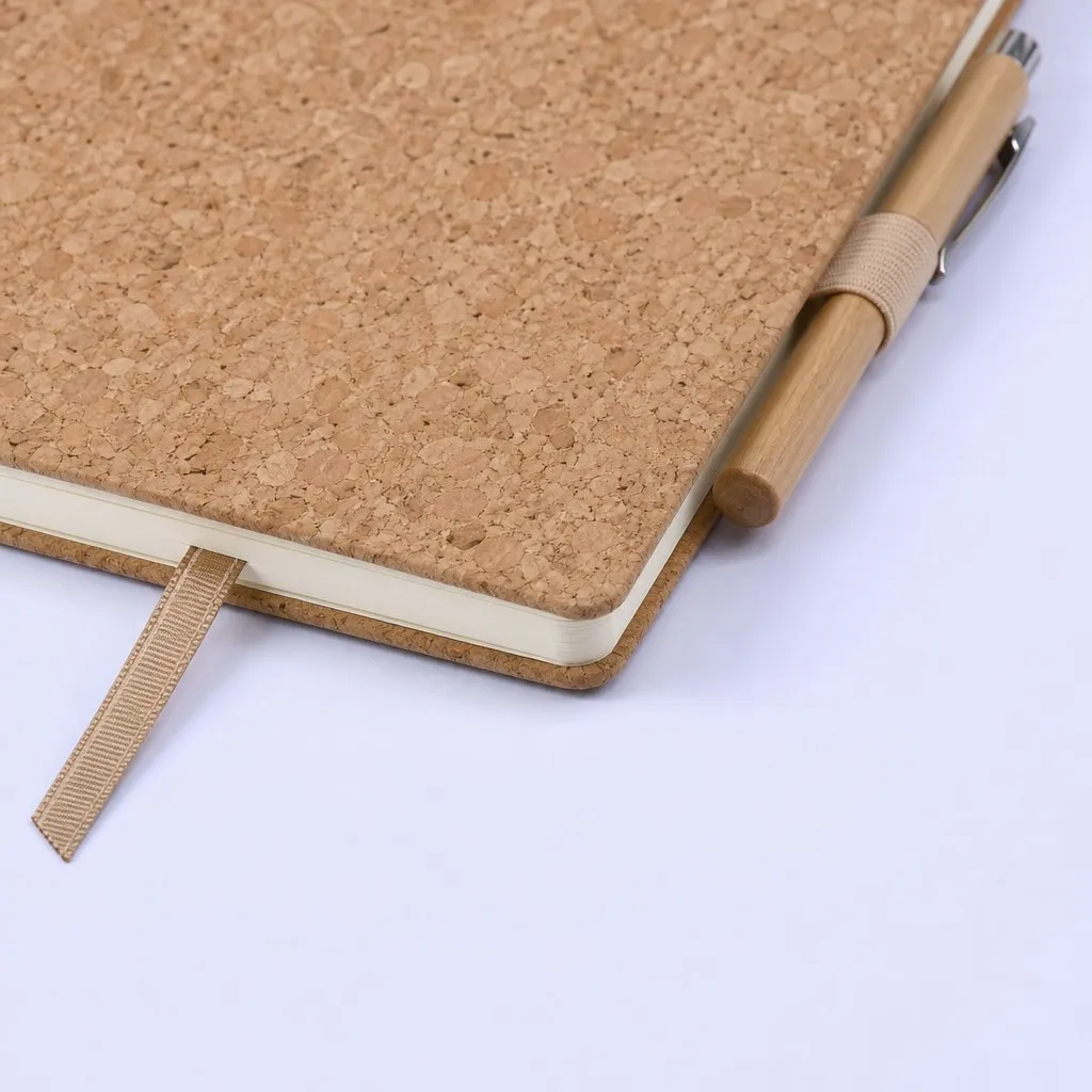 Elastic pen loop with matching wooden ballpoint pen
