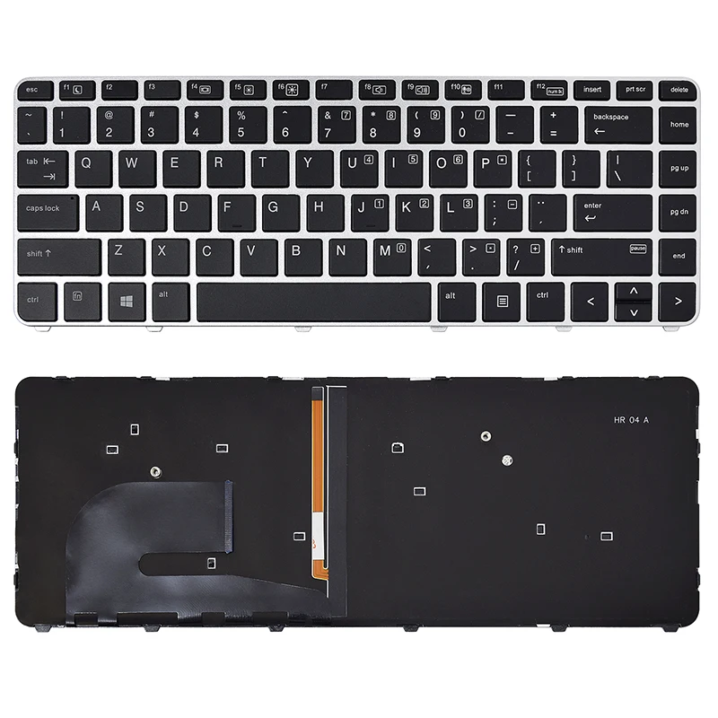 

Hot Sale Silver Frame US Backlit Black Laptop Keyboard for HP EliteBook 745 G3 745 G4 840 G3 840 G4.ZBook 14u G4