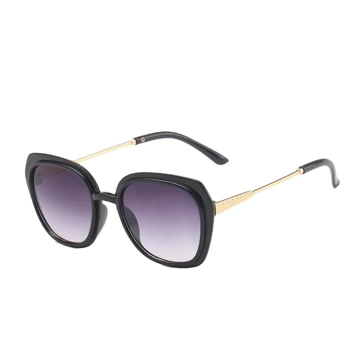 

2021 Fashion Cool Style PC+Metal Frame Cat Eye Shape Children Sunglasses Progressive Color Len For Kids Sunglasses Wholesale
