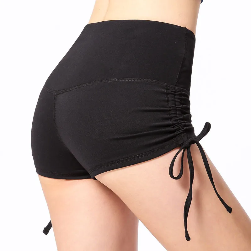 

Landora OEM High Waist Women Comfortable Breathable Yoga Compression Gym Running Hip elastic Sexy Fitness Sexy Booty Shorts