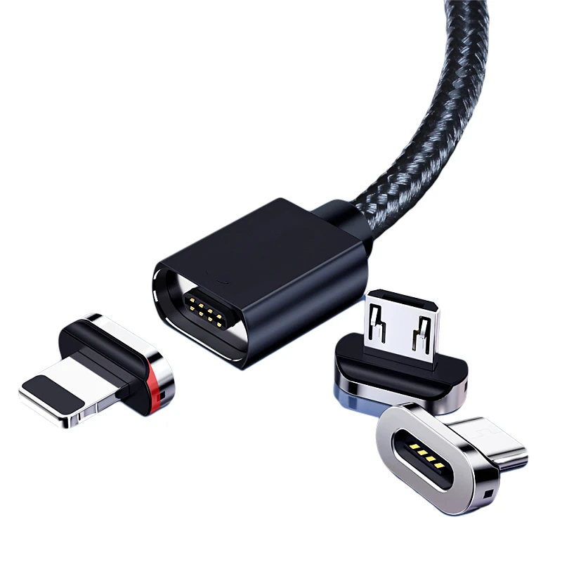 

Hot Selling Charging Magnet USB Cable Led Magnetic Data Cable Micro USB