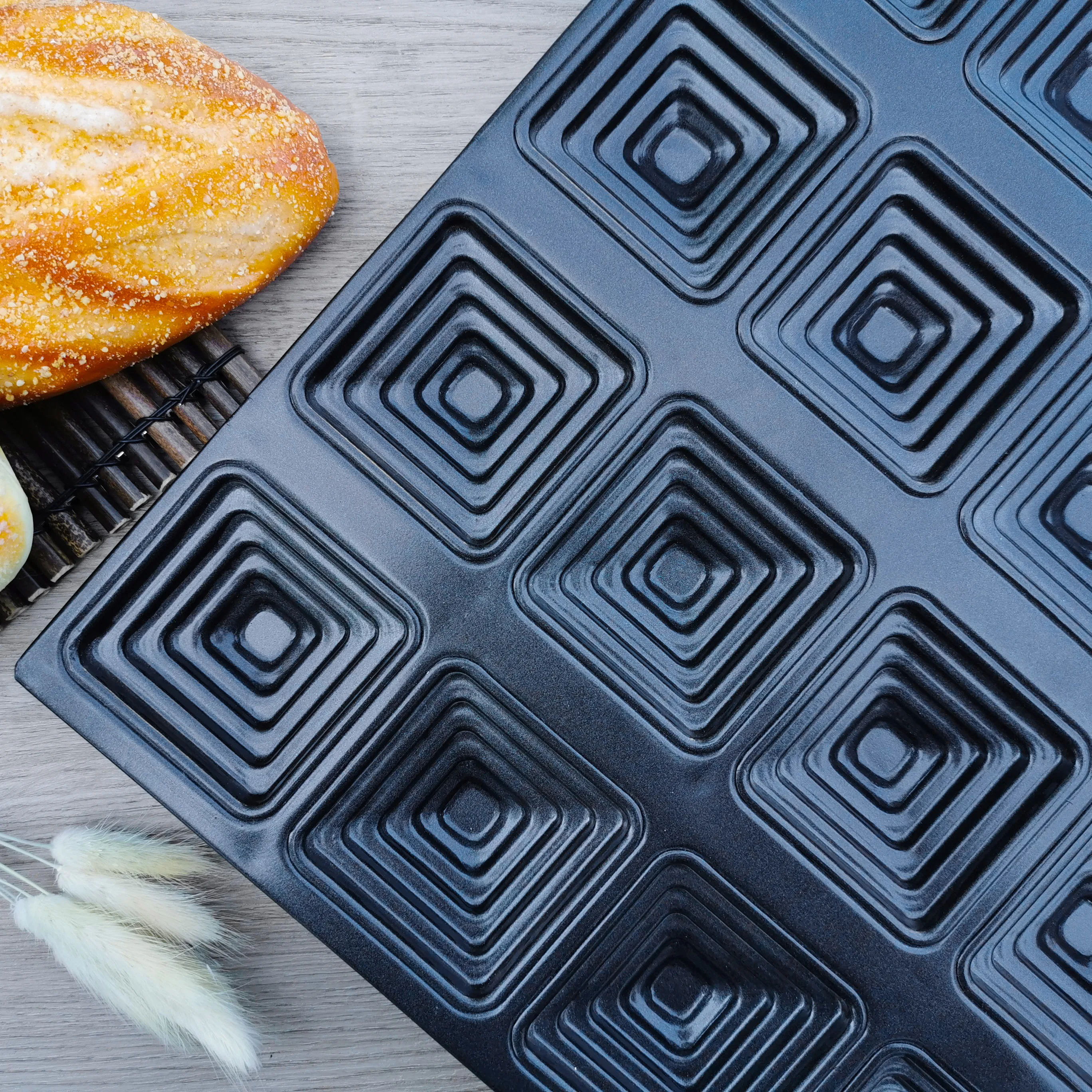 方形金字塔形状烤盘工业不粘烤盘蛋糕模具梯子形烤盘铝烤盘