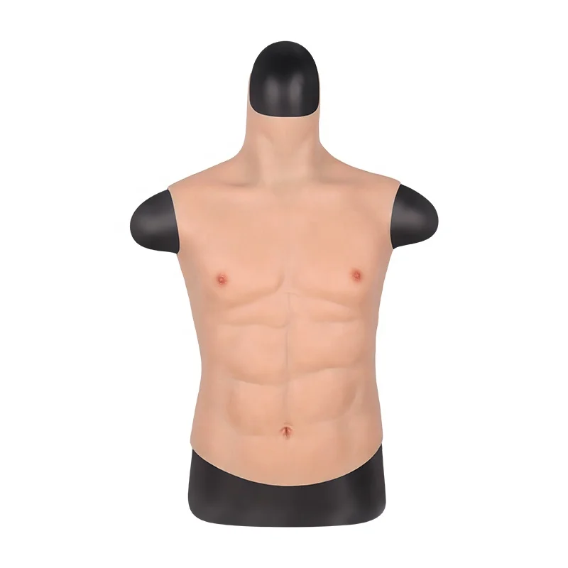 

Artificial Chest Muscle Belly Macho Soft Silicone Man Artificial Simulation Muscles