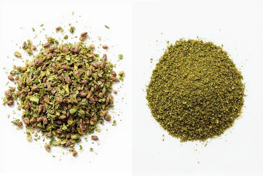 Spice rack showing different oregano varieties