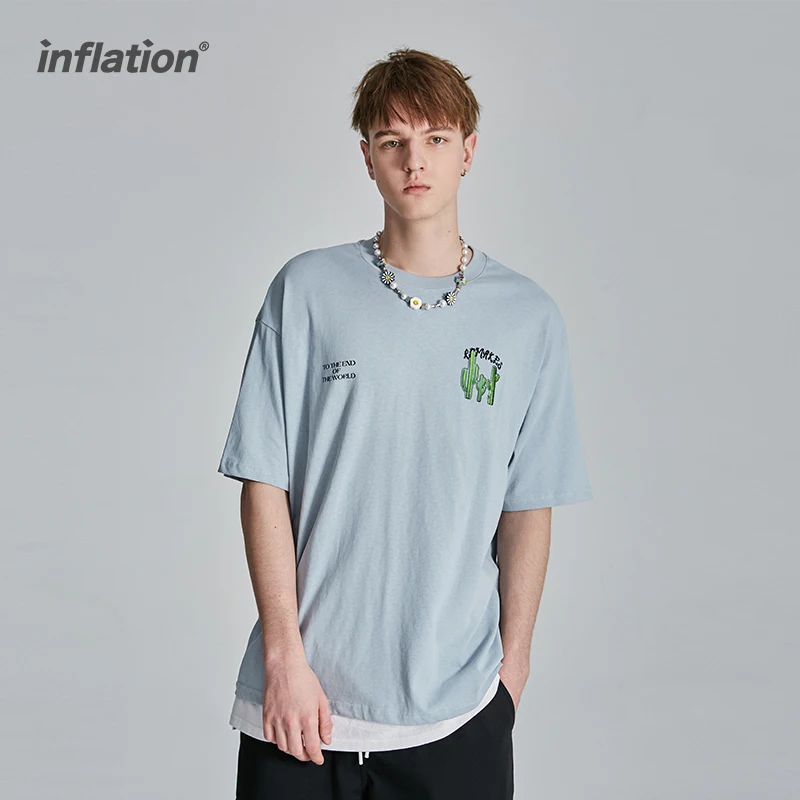 

INF Wholeasle Back Graphic Hip Hop Tees Streetwear Summer Funny Couple Vintage Cotton T-shirts, Black, apricot, grey blue