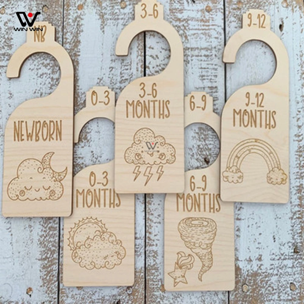 

Wood Baby Clothes Organizers Nursery Decor Baby Closet Dividers