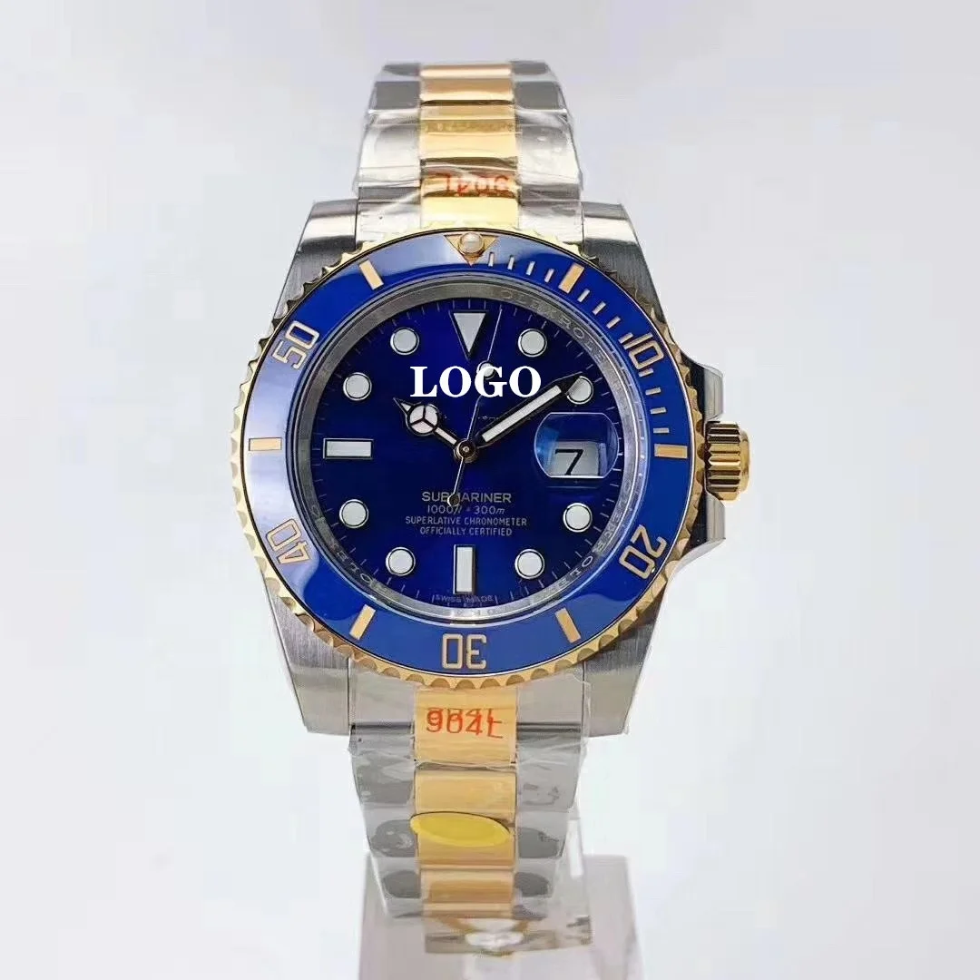 

High-end Diver noobF waterproof watch 904l steel ETA 2836 movement ceramic ring Luxury brand 126613 Rolexables watch