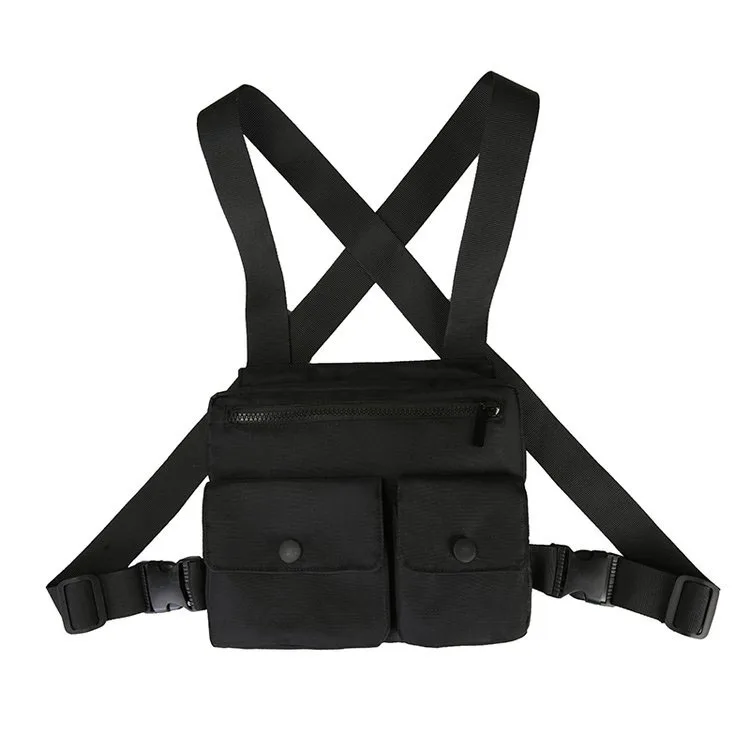 

Factory wholesale fashion chest bag Oxford vest tactical chest bag for men and women