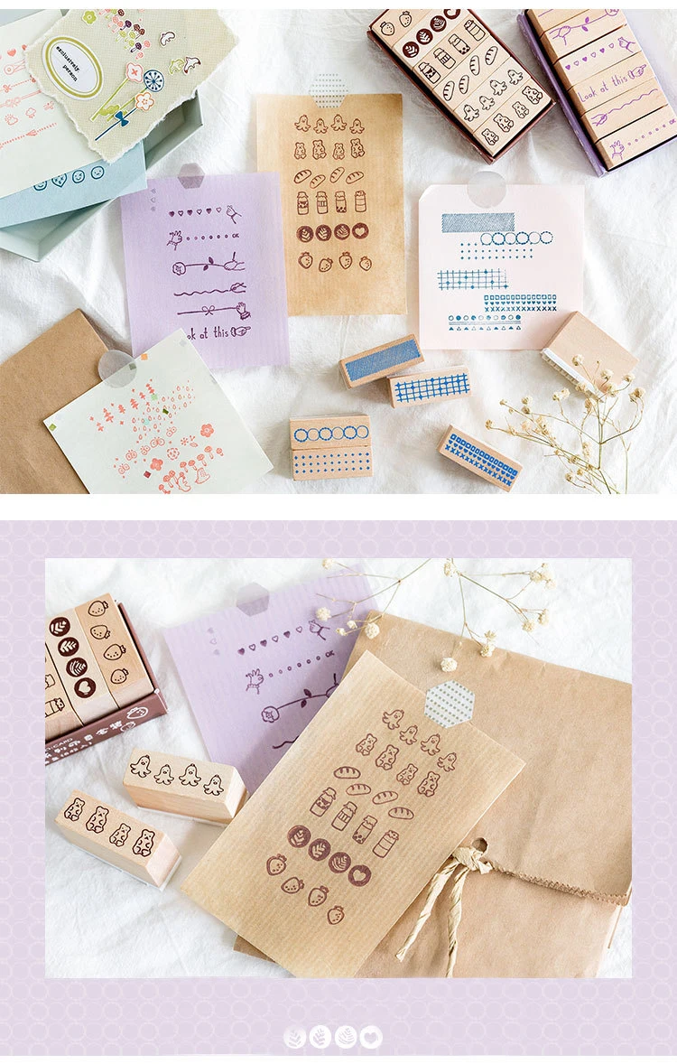 mini diary stamp stick