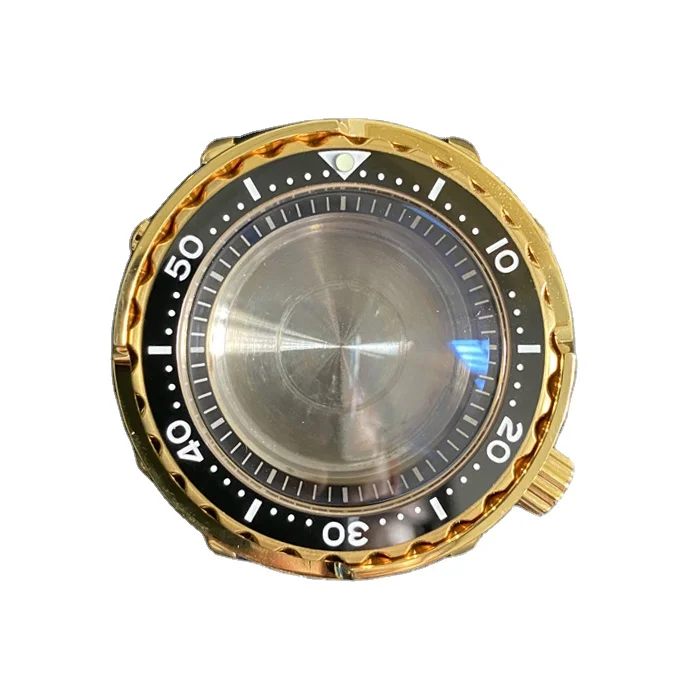 

Mod Sapphire Crystal Stainless Steel Plated Tuna SBBN031Diver Watch Fit For SKX Modified NH35A/NH36A/SBBN015 Modify Watch Case, Gold