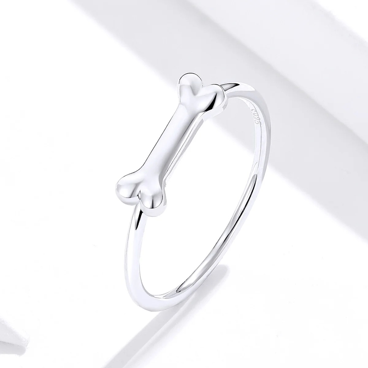 

Authentic 925 Sterling Silver Animal Funny Bone Finger Rings for Women