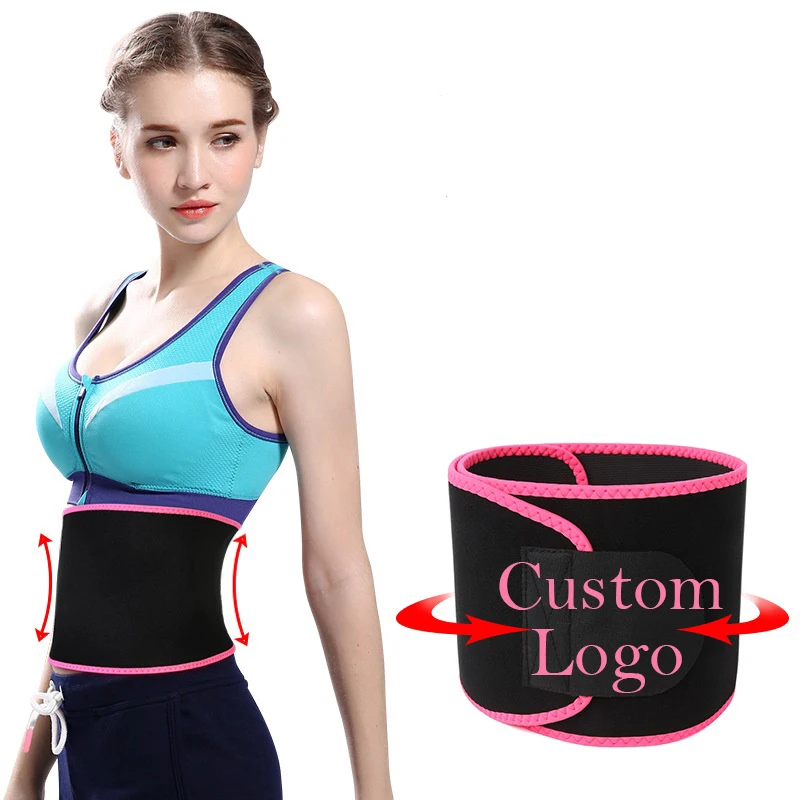 

Fast shipping fashionable running Gym Fitness Sports Support adjustable slimming thigh neoprene waist trimmer belt belly burner, Green/yellow/black/rose red/blue