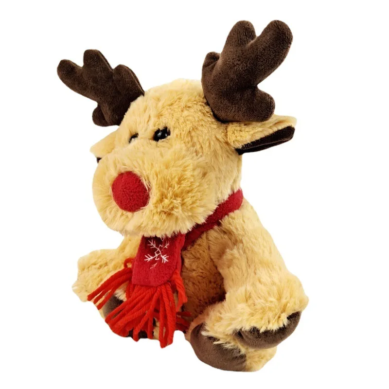 

Wholesale Animal shape doll Different Styles Carton stuffed Cute Elk Elf Snowman Plush Toy
