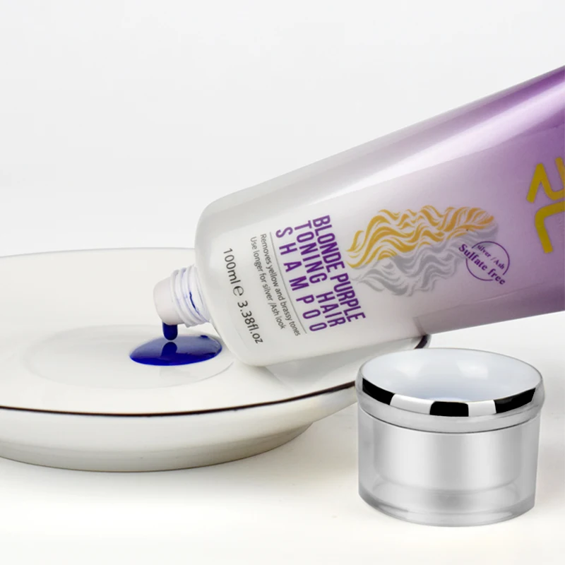 

No Yellow Hair Fall Scalp Volume Shampoo Peppermint Purple Silver Shampoo SinSal For Blonde Hair