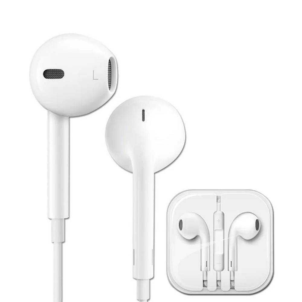 3.5mm Earphones With Mic For Apple Iphone Ipad Ipod 3.5mm Jack Wired ...