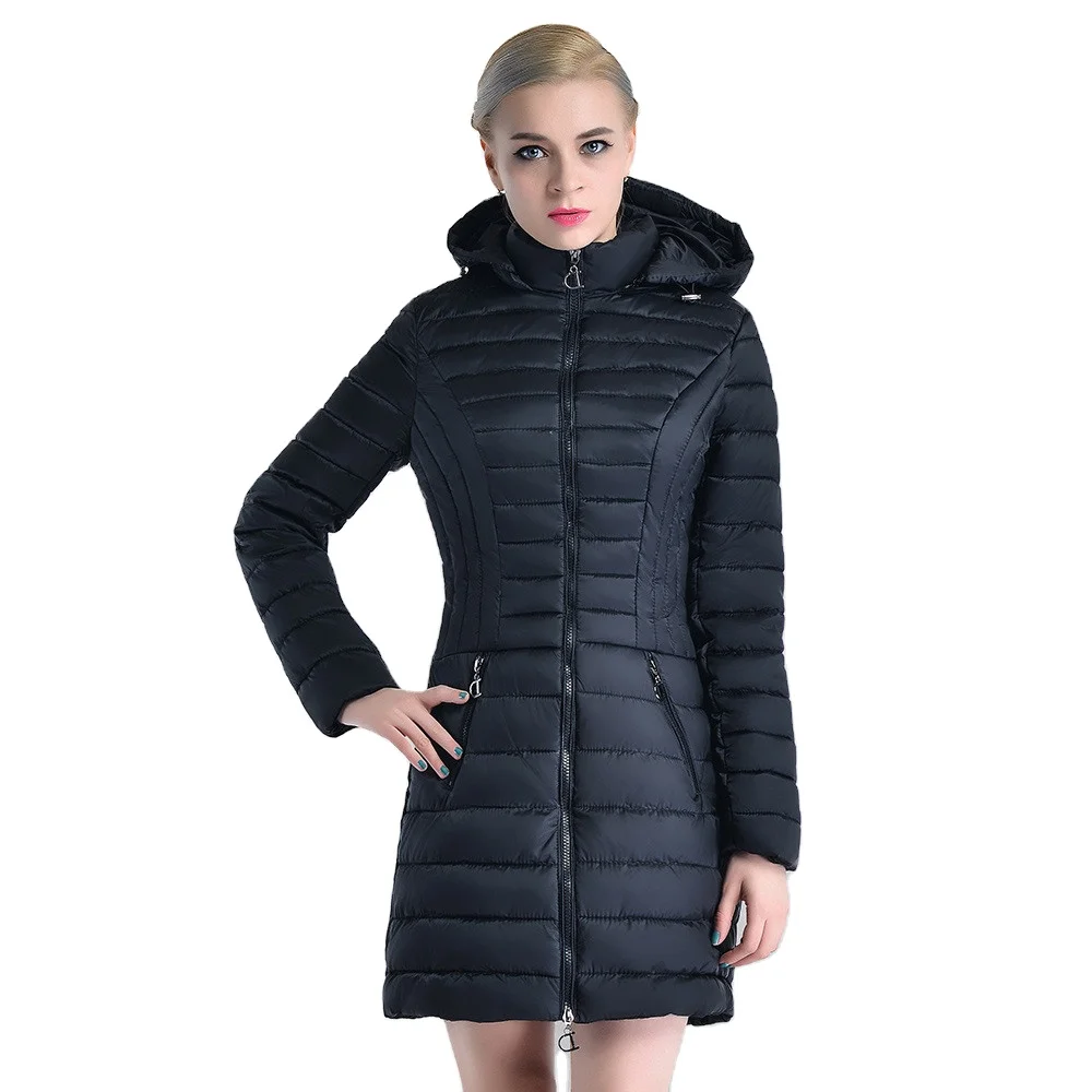 

2021 Wholesale ladies coat winter female light down feather women jackets coats for women, 4 colors