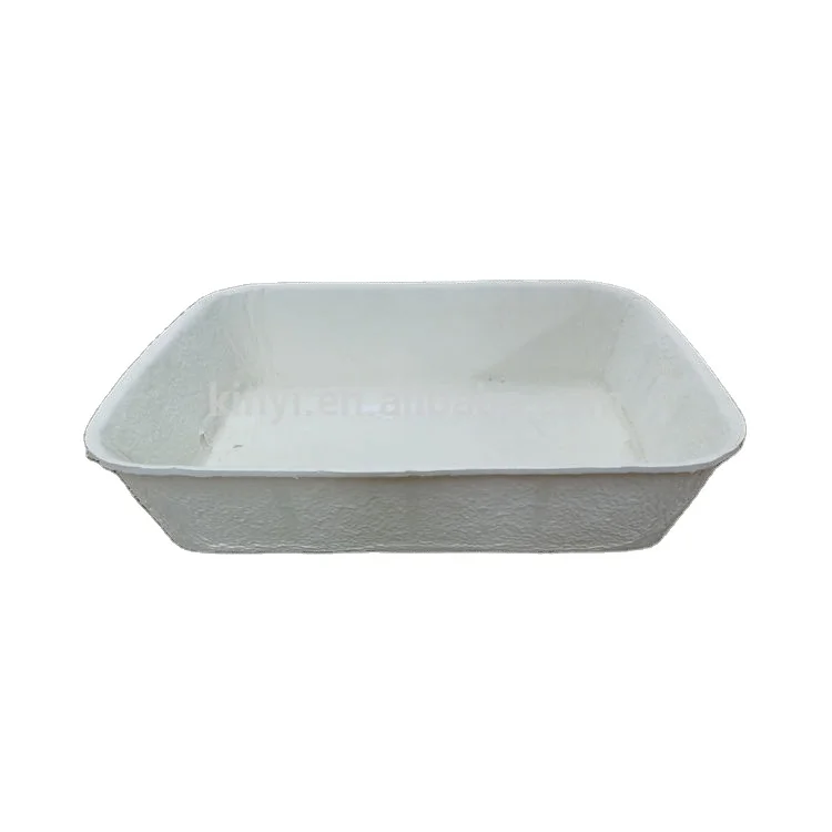 Customized Shape Cardboard Paper Fiber Disposable Cat Litter Box Buy