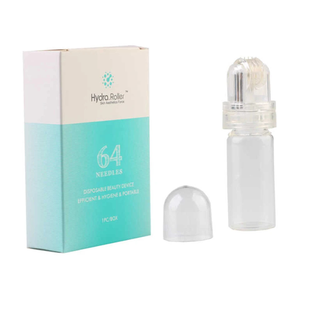 

New micro needle derma rolling stamp system derma aqua meso 64 stitches hydra stamphydra roller