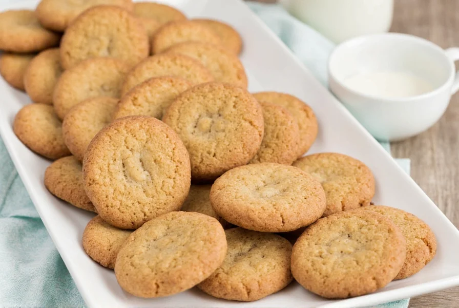 Close-up of perfectly cracked ginger snap cookies on parchment paper with visible spice particles