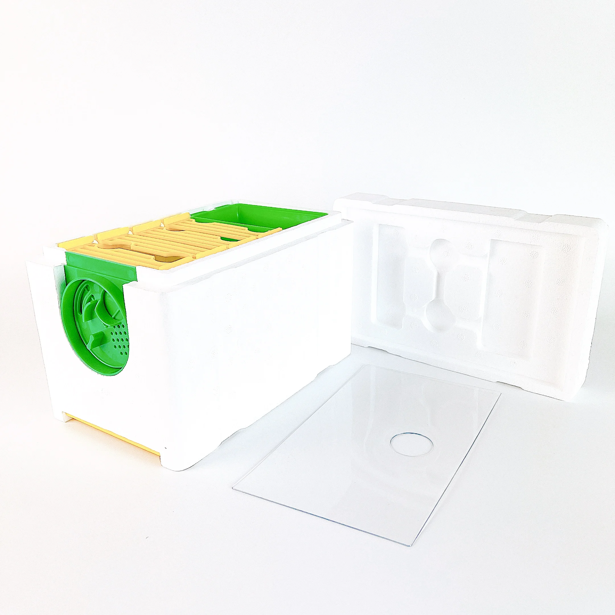 CHINABEES EPS Bee Hive Mini Foam Polystyrene Nuc Box Queen Breeding Kit New Condition Plastic Material for Sale