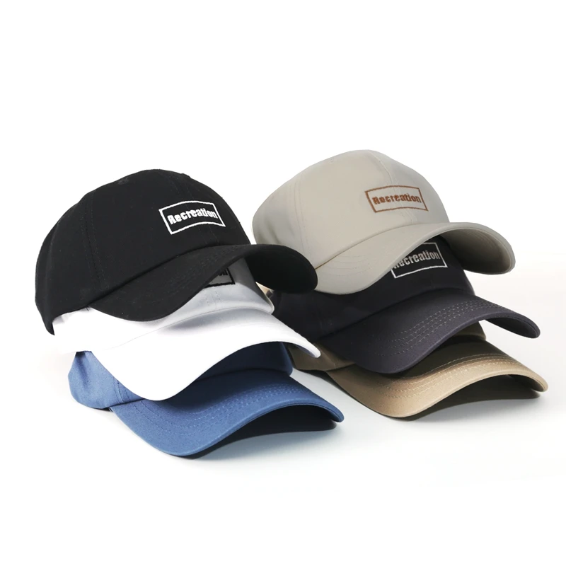 Custom Fashion Men Baseball Dad Cap Hat Unstructured Cotton Baseball Caps With Embroidery Letter Logo