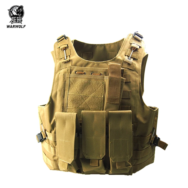 

Professional manufacturer supply outdoor game tactical vest military for multifunctional jacket, Black.green, tan, or customized