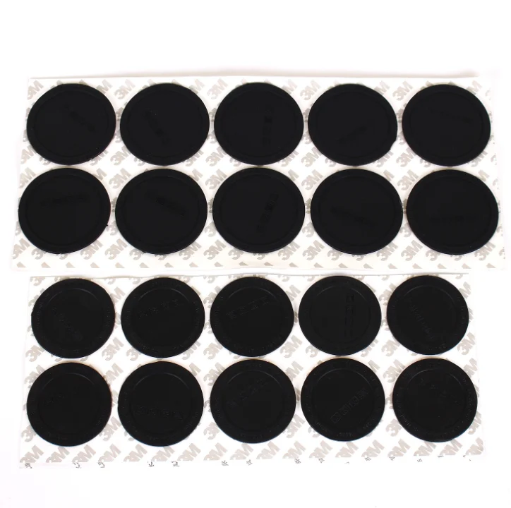 

High quality Mutiple sizes for tumbler 3M black silicone pad coaster cup rubber base