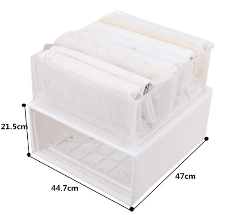 

Drawer Storage Box Cabinet Plastic Closet Warderobe Clothes Organisers Protectors