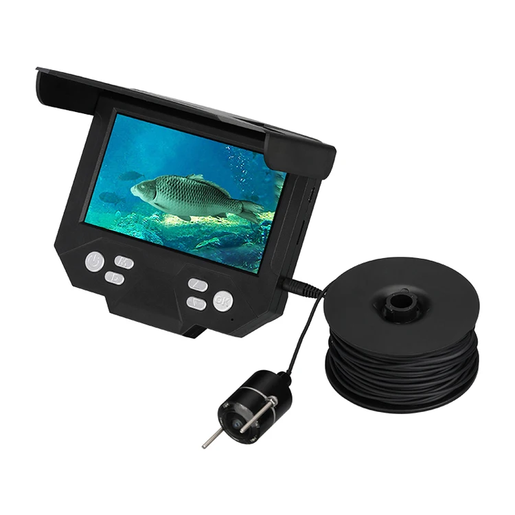 

4.3inch IR night led aquaculture 30m waterproof underwater video camera underwater fishing camera