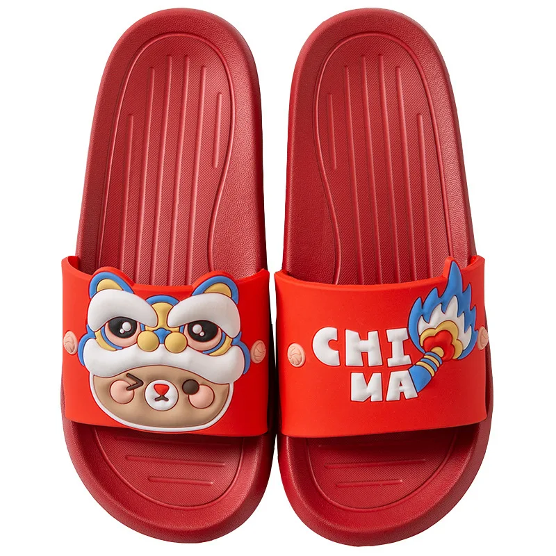 

Hot Sale Eva Non-Slip Indoor Household Bathroom Slippers Summer Cartoon Cute Slippers For Women, As picture