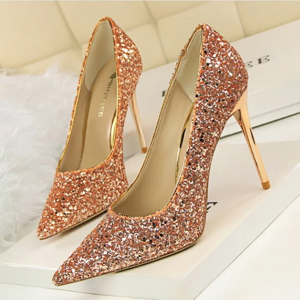 

Beautiful Heels Ladies Sexy Gold Sandals High Heel, Black/beige,gold,slivr,white