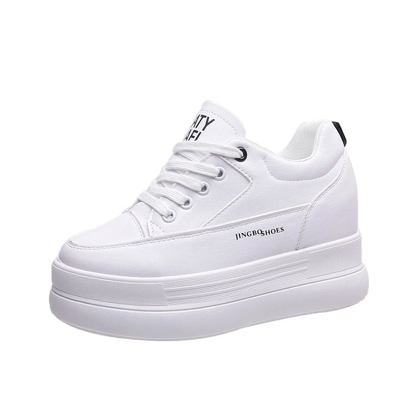 
hot selling comfortable women casual walking shoes height increasing sneaker shoes 