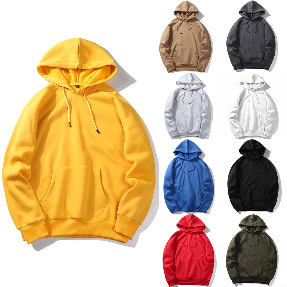 

17 colors wholesale oem logo custom unisex streetwear hoodies fashion oversized men's clothing, Customized color