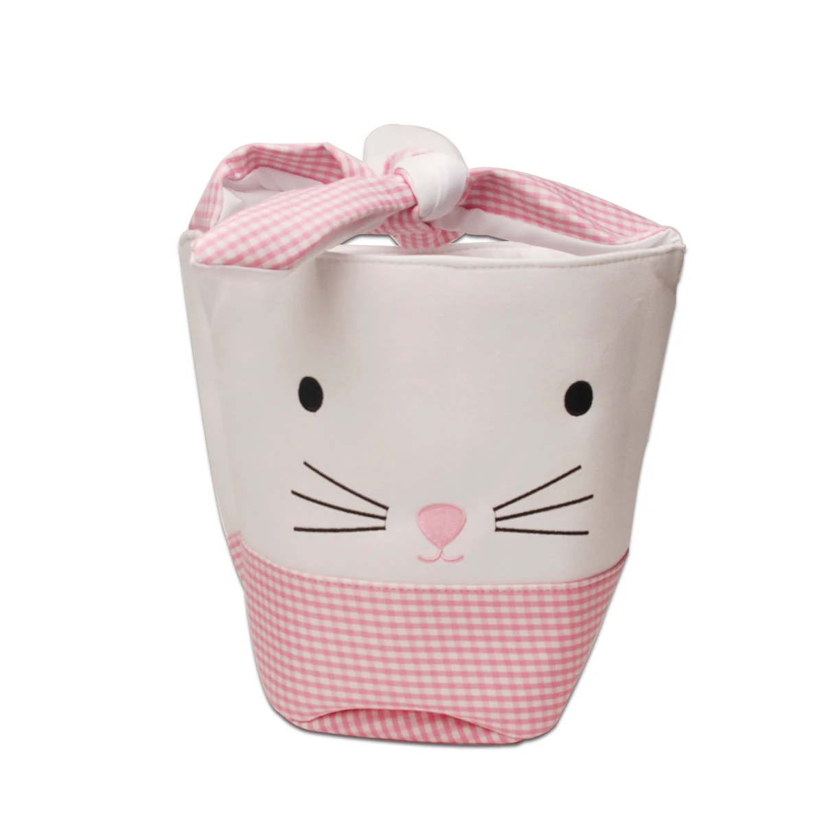 

Wholesale New Style Easter Bunny Rabbit Bucket Bow Candy Bags Holiday Fashion Kid Handbag DOM-1141766