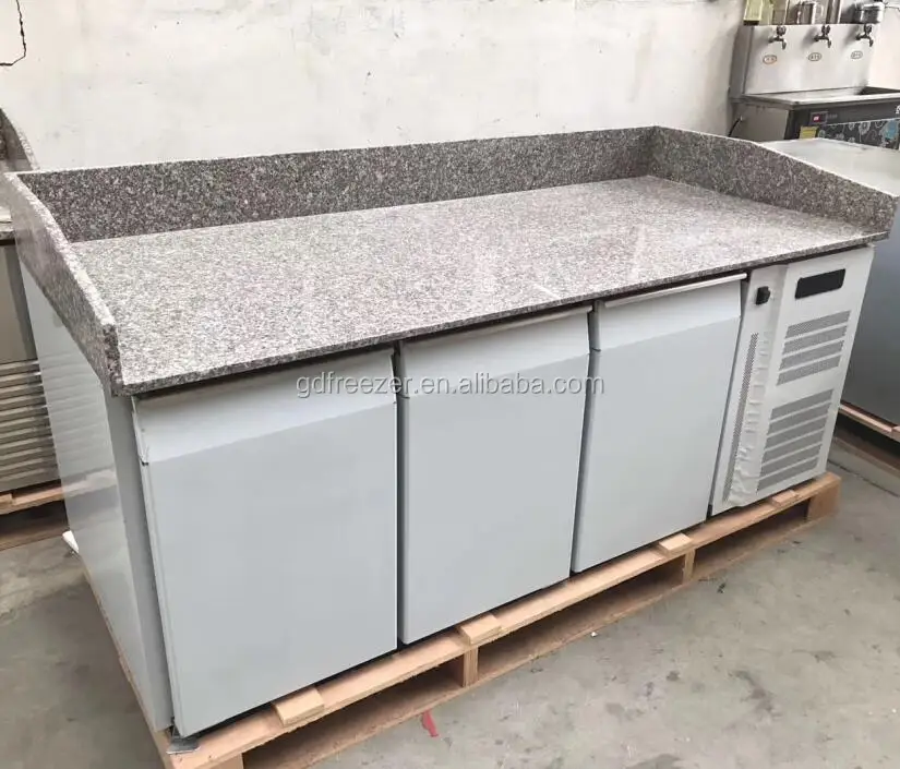 Factory Price Stainless Steel Under Counter Refrigerator Freezer With