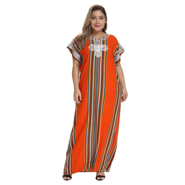 

Plus size caftan Traditional african casual dress KAFTAN ABAYA women muslim dress kaftan islamic african women dresses, 6 colors