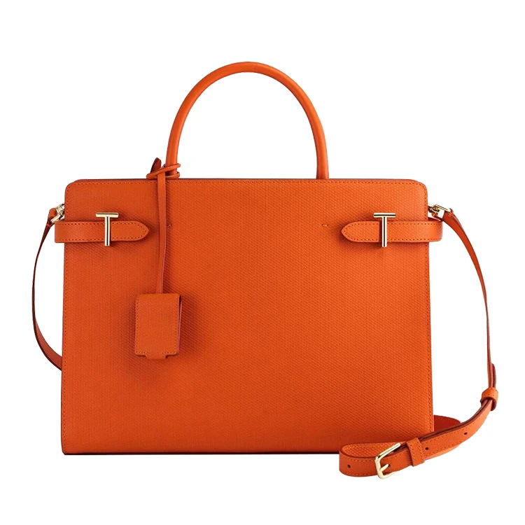 

Latest top handle handbag with wide strap fashion women genuine leather shoulder bag for lady, Black color