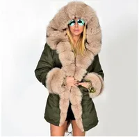 

Casual Camouflage Hooded Long Sleeve Women Fleece Slim Waist Drawstring Coat Faux Fur Cotton Thicken Coat plus size XXXL