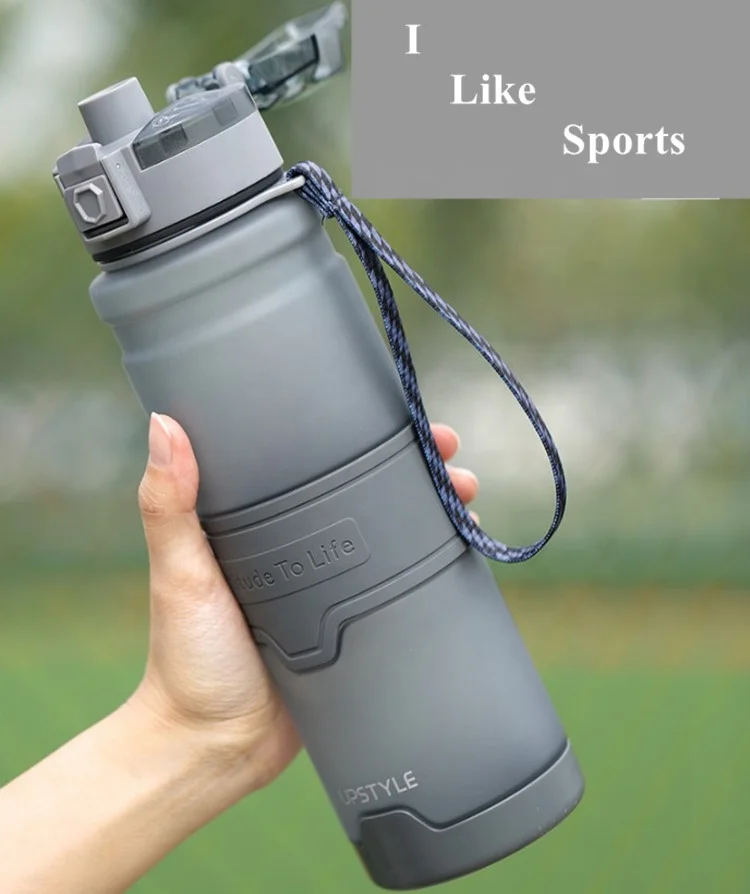 

YXL405 Customer Logo 500ML 700ML 1L Private Label Outdoor Filter Water Bottle BPA Free Sports Water Bottle, Gray, black,white, transparent, or customized