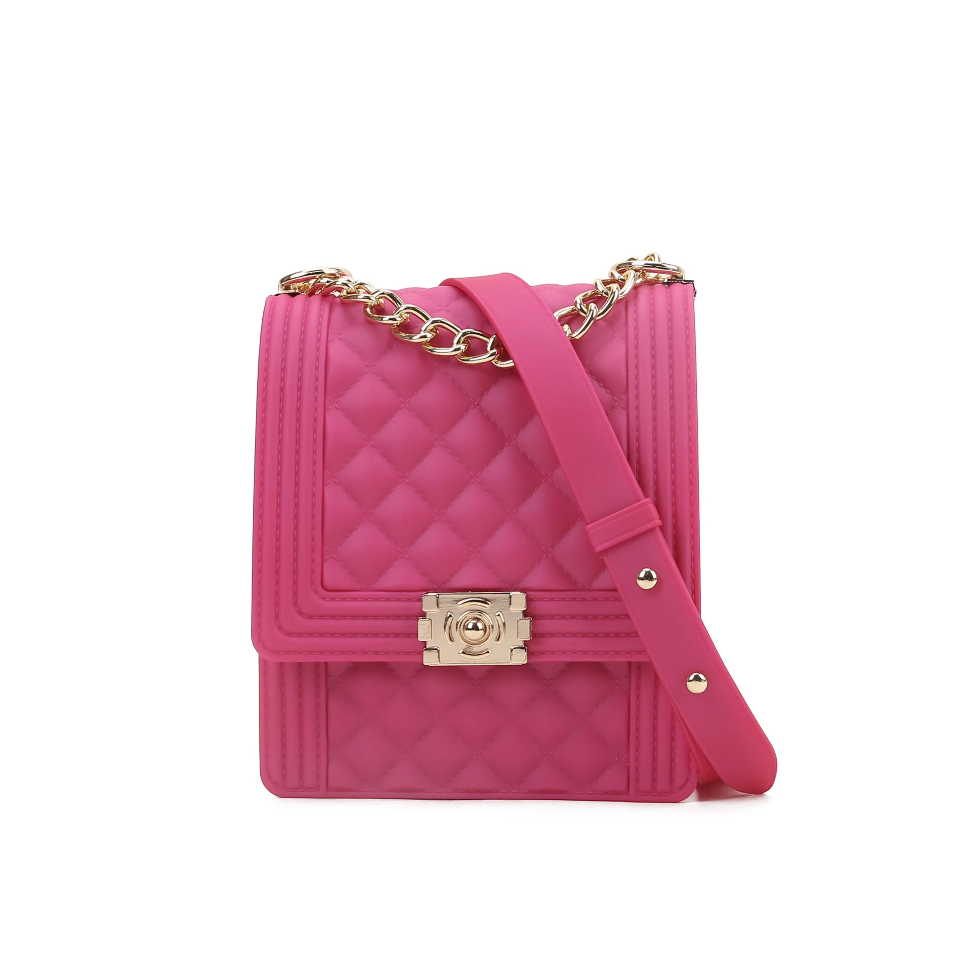 

Curlyfur 2021 Ins summer beach wholesale vendor jelly bag shoulder handbag colorful purse for women girls, 20 colors