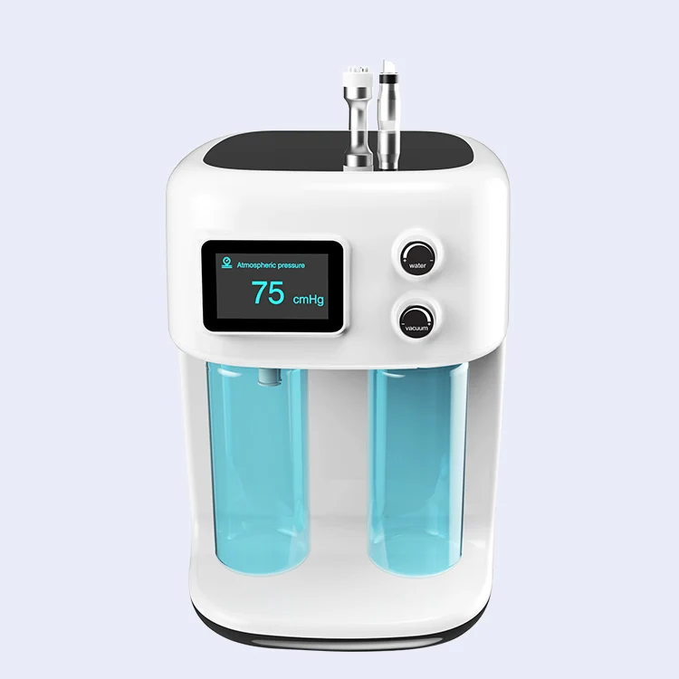 

New style big power 4 in1 hydra h2o2 microdermabrasion facial machine oxygen jet skin care instrument, Blue / white