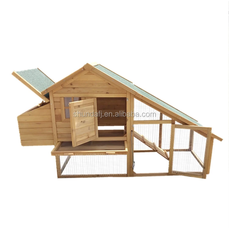 Sdc003 Solid Fir Wood Hexagon Free Range Urban Chicken Coop Kit Buy