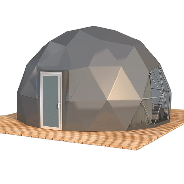 

Customized Economic Geodesic Dome House / Living Dome House/ Igloo Dome House, White,clear,white and clear