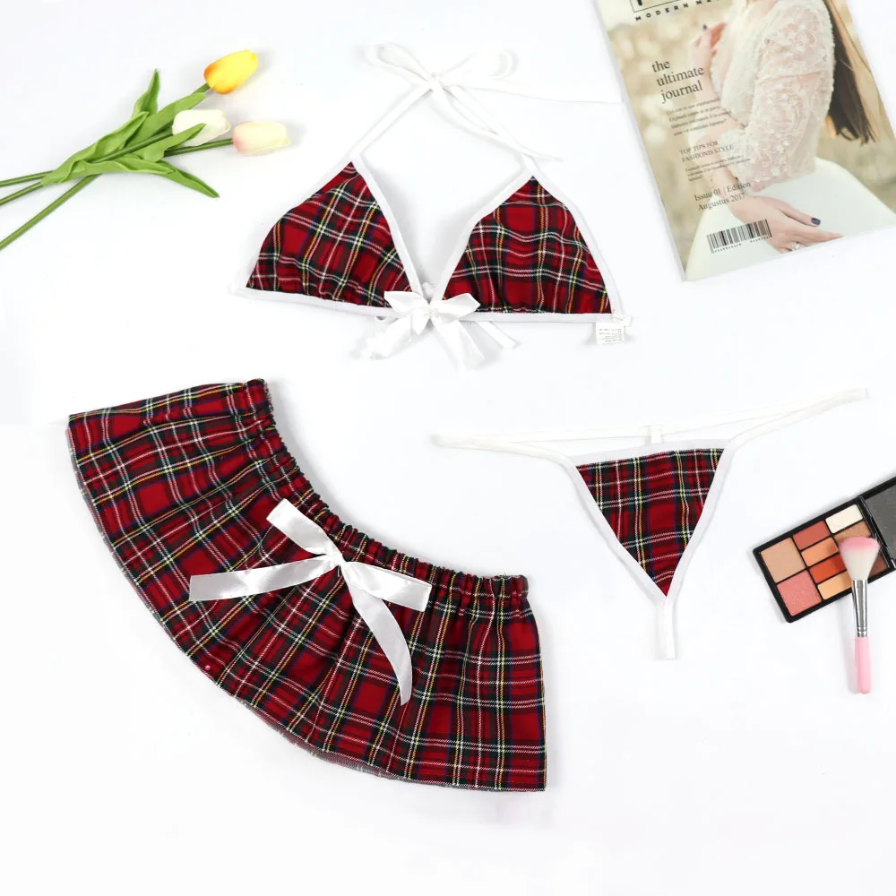 

2021 new women's bra sexy panties sexy underwear suits sexy clothing suits, Red