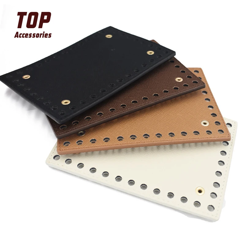 

Wholesale Custom Logo Square Leather Bag Accessories Bottoms