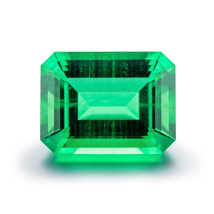 

Lab Created gemstone emerald cut hydrothermal emerald loose colombian emeralds prices for engagement ring