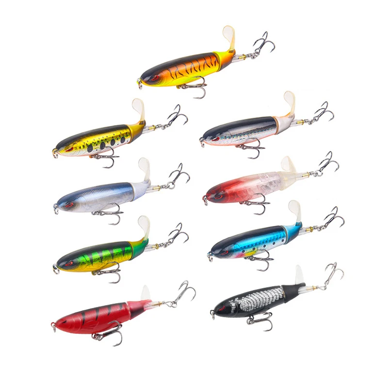 

100mm 13g Sinking Hard Fidget Popper Pesca Artificial Pencil Spinning Bait Wholesale Fishing Lures, 6colors