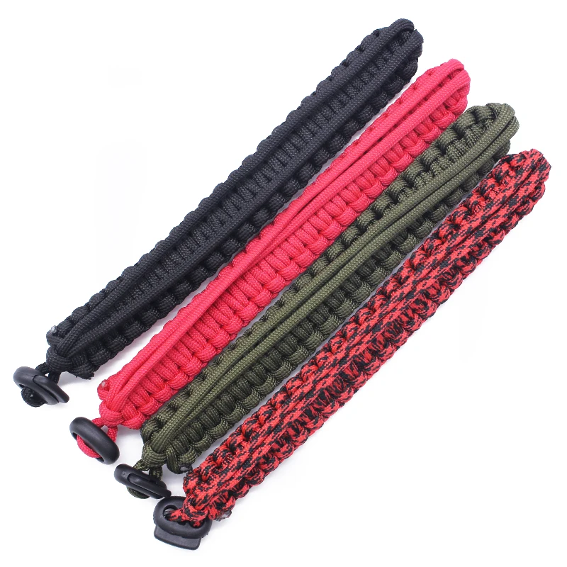 
Mountaineering Adjustable Outdoor Climbing Braided Paracord Custom Camera Wrist Strap 