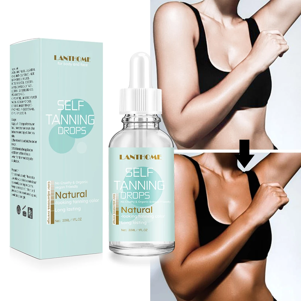 

Self Tanning Drops - Self Tanning Serum for Natural Dark Skin