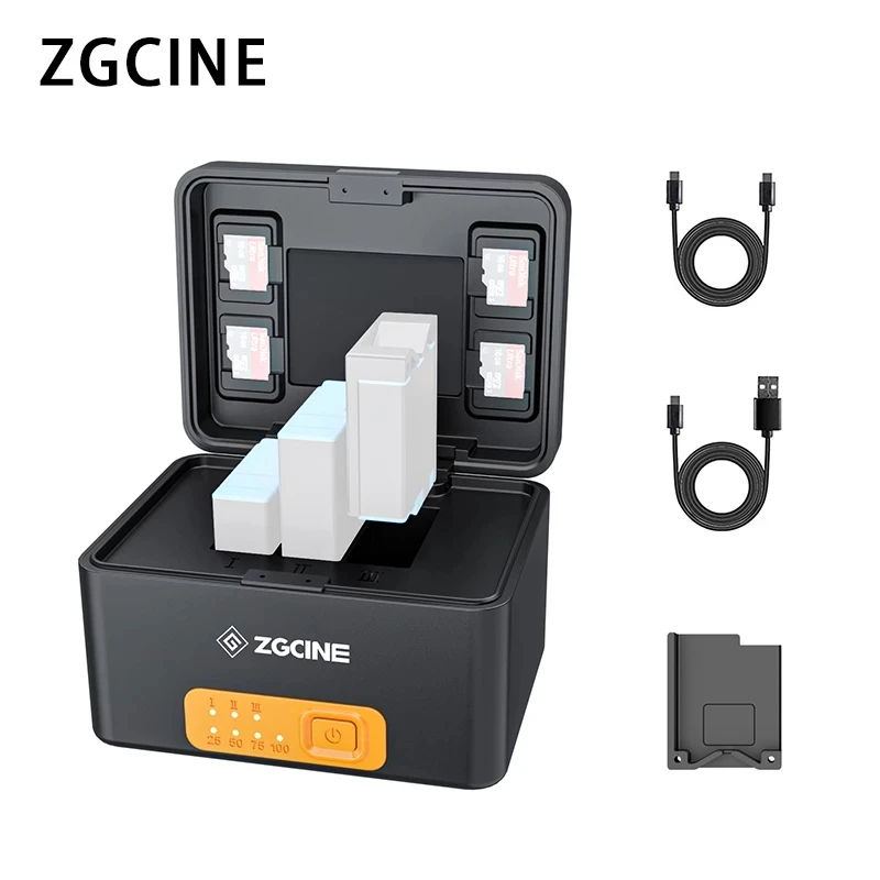 

ZGCINE ZG-G10 Charging Case Box GoPro Hero 10 Case Portable Fast Charging Bank for GoPro Hero 10/9/8/7/6/5 Accessories